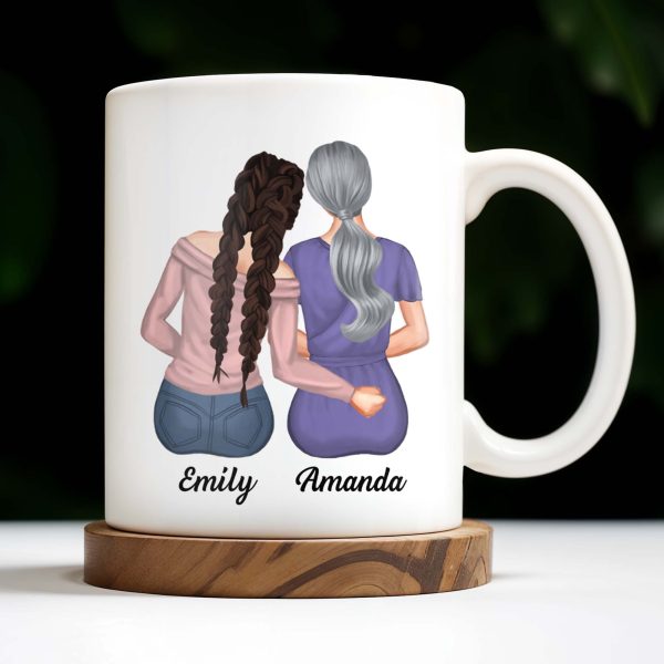 The Day You Became My Grandma, Love And Calendar Design - Personalized Custom Coffee Mug - FAM675_MG The Day You Became My Grandma, Love And Calendar Design - Personalized Custom Coffee Mug - FAM675_MG