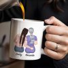 The Day You Became My Grandma, Love And Calendar Design - Personalized Custom Coffee Mug - FAM675_MG The Day You Became My Grandma, Love And Calendar Design - Personalized Custom Coffee Mug - FAM675_MG
