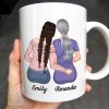The Day You Became My Grandma, Love And Calendar Design - Personalized Custom Coffee Mug - FAM675_MG The Day You Became My Grandma, Love And Calendar Design - Personalized Custom Coffee Mug - FAM675_MG