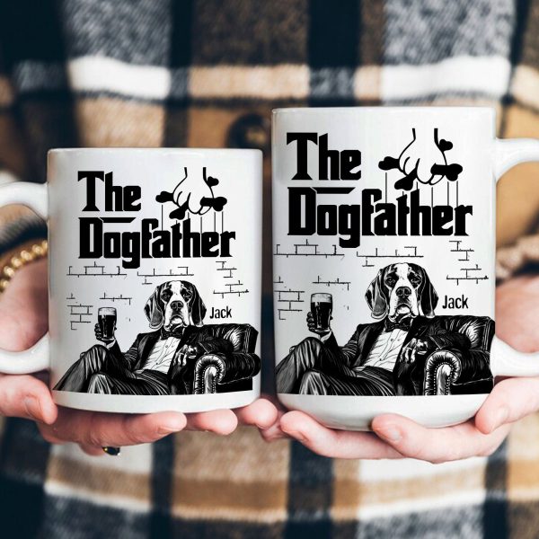 The Dog Father - Dog Dad Gifts - Mafia Dogs - Personalized Mug The Dog Father - Dog Dad Gifts - Mafia Dogs - Personalized Mug