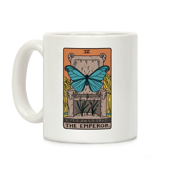 The Emperor Butterfly Tarot Coffee Mug The Emperor Butterfly Tarot Coffee Mug