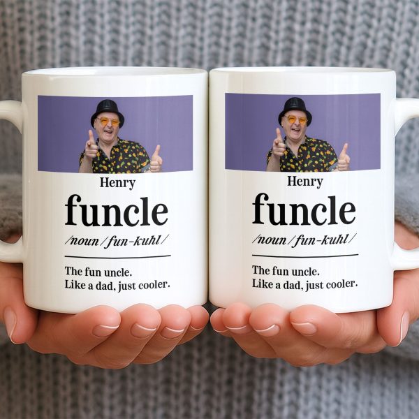 The Fun Uncle Like A Dad Just Cooler Mug Design - Personalized Custom Coffee Mug - FAM796_MG The Fun Uncle Like A Dad Just Cooler Mug Design - Personalized Custom Coffee Mug - FAM796_MG