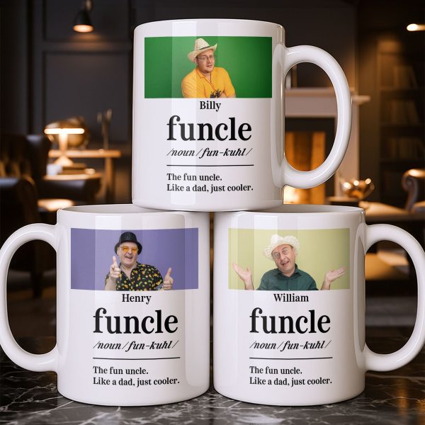 The Fun Uncle Like A Dad Just Cooler Mug Design - Personalized Custom Coffee Mug - FAM796_MG The Fun Uncle Like A Dad Just Cooler Mug Design - Personalized Custom Coffee Mug - FAM796_MG