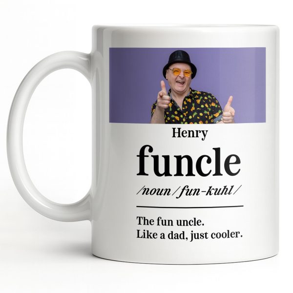 The Fun Uncle Like A Dad Just Cooler Mug Design - Personalized Custom Coffee Mug - FAM796_MG The Fun Uncle Like A Dad Just Cooler Mug Design - Personalized Custom Coffee Mug - FAM796_MG