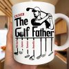 The Golf Father Funny Golfer Dad - Personalized Mug The Golf Father Funny Golfer Dad - Personalized Mug