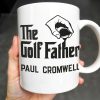The Golf Father, Hand Holding Golf Ball - Personalized Custom Coffee Mug - GOLF001_MG The Golf Father, Hand Holding Golf Ball - Personalized Custom Coffee Mug - GOLF001_MG