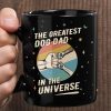 The Greatest Dog Dad In The Universe - Personalized Black Mug The Greatest Dog Dad In The Universe - Personalized Black Mug