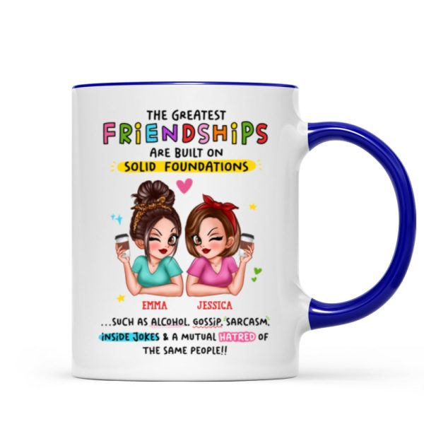 The Greatest Friendship Personalized Mug for Besties