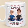 The Greatest Joy In Life Is Watching You Be A Dad - Family Personalized Custom Mug - Father's Day, Gift For Son The Greatest Joy In Life Is Watching You Be A Dad - Family Personalized Custom Mug - Father's Day, Gift For Son