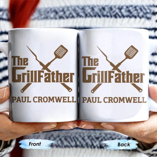 The GrillFather, Grill Tools - Personalized Custom Coffee Mug - GRILL001_MG The GrillFather, Grill Tools - Personalized Custom Coffee Mug - GRILL001_MG