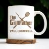 The GrillFather, Grill Tools - Personalized Custom Coffee Mug - GRILL001_MG The GrillFather, Grill Tools - Personalized Custom Coffee Mug - GRILL001_MG