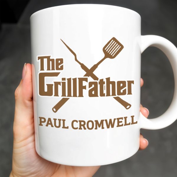 The GrillFather, Grill Tools - Personalized Custom Coffee Mug - GRILL001_MG The GrillFather, Grill Tools - Personalized Custom Coffee Mug - GRILL001_MG