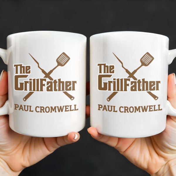 The GrillFather, Grill Tools - Personalized Custom Coffee Mug - GRILL001_MG The GrillFather, Grill Tools - Personalized Custom Coffee Mug - GRILL001_MG