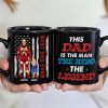 The Hero Dad 04dnhn050523TM Personalized Black Mug The Hero Dad 04dnhn050523TM Personalized Black Mug
