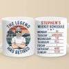 The Legend Has Retired - Personalized Custom Mug - Appreciation, Retirement Gift For Coworkers, Work Friends, Colleagues The Legend Has Retired - Personalized Custom Mug - Appreciation, Retirement Gift For Coworkers, Work Friends, Colleagues
