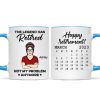 The Legend Has Retired Not My Problem Anymore Calendar Retirement Gift Personalized Mug The Legend Has Retired Not My Problem Anymore Calendar Retirement Gift Personalized Mug