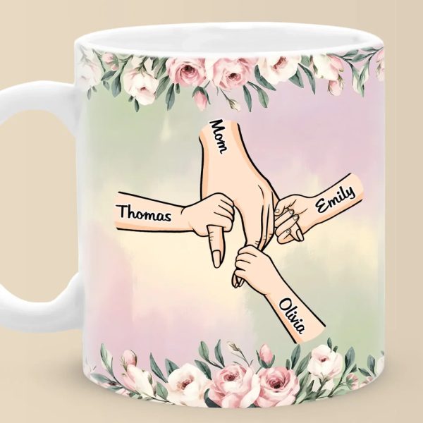 The Love In A Grandmother's Heart - Family Personalized Custom Mug - Gift For Mom, Grandma The Love In A Grandmother's Heart - Family Personalized Custom Mug - Gift For Mom, Grandma