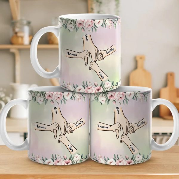 The Love In A Grandmother's Heart - Family Personalized Custom Mug - Gift For Mom, Grandma The Love In A Grandmother's Heart - Family Personalized Custom Mug - Gift For Mom, Grandma