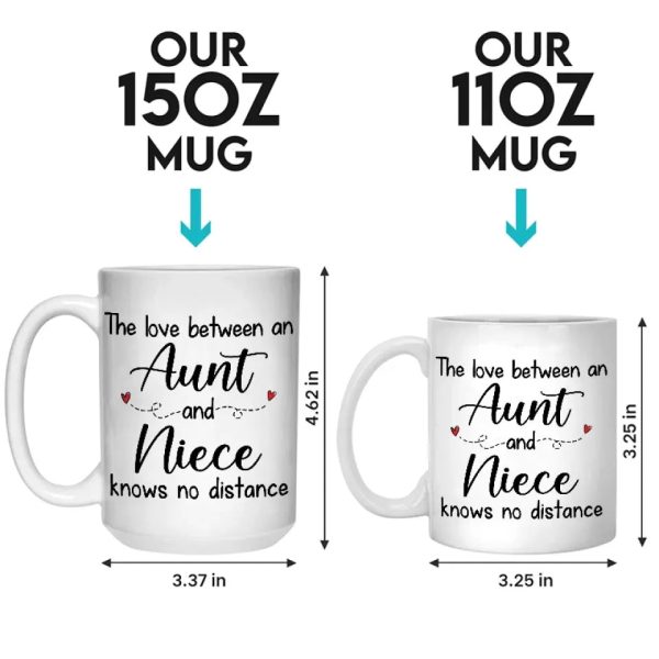 The Love Of An Auntie - Family Personalized Custom Mug - Gift For Family Members The Love Of An Auntie - Family Personalized Custom Mug - Gift For Family Members