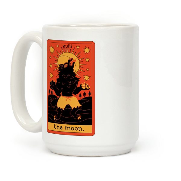 The Moon Werewolf Tarot Coffee Mug The Moon Werewolf Tarot Coffee Mug
