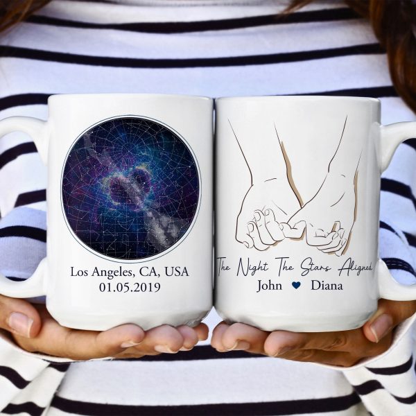 The Night The Stars Aligned - Personalized Mug The Night The Stars Aligned - Personalized Mug