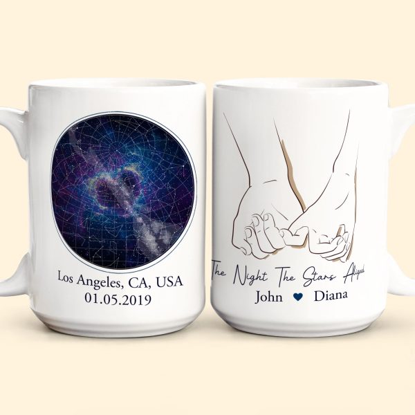 The Night The Stars Aligned - Personalized Mug The Night The Stars Aligned - Personalized Mug