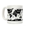 The Ohio World Map Coffee Mug The Ohio World Map Coffee Mug