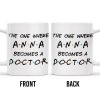 The One Where A.N.A Becomes A Doctor, Lettering Design - Personalized Custom Coffee Mug - DOC028_MG The One Where A.N.A Becomes A Doctor, Lettering Design - Personalized Custom Coffee Mug - DOC028_MG