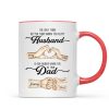 The Only Thing Better Husband Dad Hands Personalized Mug, Father's Day Gift for Husband, Gift for Dad