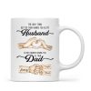 The Only Thing Better Husband Dad Hands Personalized Mug, Father's Day Gift for Husband, Gift for Dad