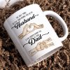 The Only Thing Better Husband Dad Hands Personalized Mug, Father's Day Gift for Husband, Gift for Dad