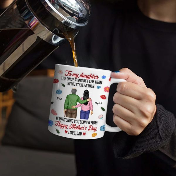 The Only Thing Better Than Being Your Father - 3D Inflated Effect Printed Mug, Personalized White Edge-to-Edge Mug The Only Thing Better Than Being Your Father - 3D Inflated Effect Printed Mug, Personalized White Edge-to-Edge Mug