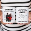 The Only Thing Better Than Having You As My Husband Fist Bump Outline Personalized Mug