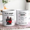 The Only Thing Better Than Having You As My Husband Fist Bump Outline Personalized Mug