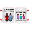 The Only Thing Having You As My Husband Back View Family Personalized Mug