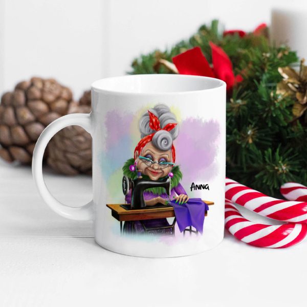 The Only Thing I Love More Than Sewing Is Being A Grandma Personalized Sewing Grandma Mug The Only Thing I Love More Than Sewing Is Being A Grandma Personalized Sewing Grandma Mug