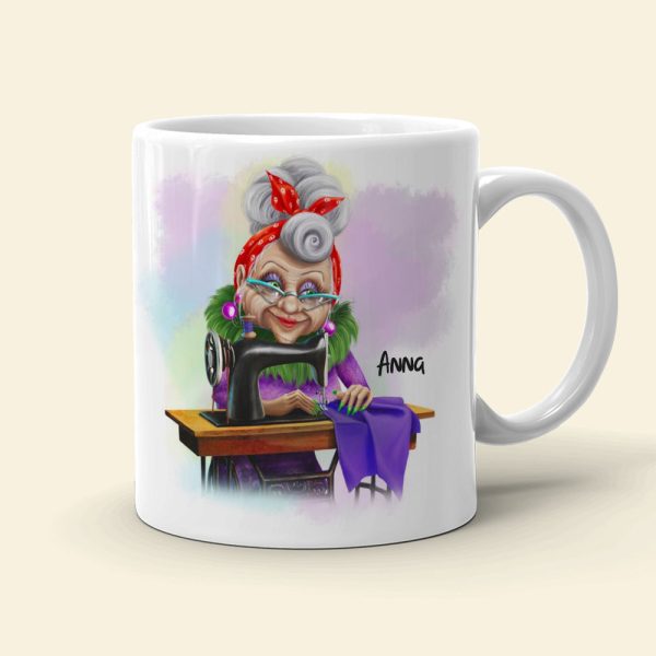 The Only Thing I Love More Than Sewing Is Being A Grandma Personalized Sewing Grandma Mug The Only Thing I Love More Than Sewing Is Being A Grandma Personalized Sewing Grandma Mug