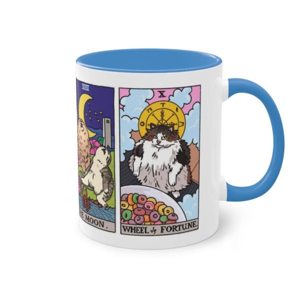 The Original Yellow Tarot Cat Meme - Accent Ceramic Mug The Original Yellow Tarot Cat Meme - Accent Ceramic Mug