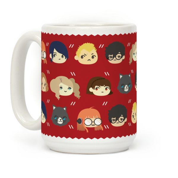 The Phantom Thieves Pattern Coffee Mug The Phantom Thieves Pattern Coffee Mug