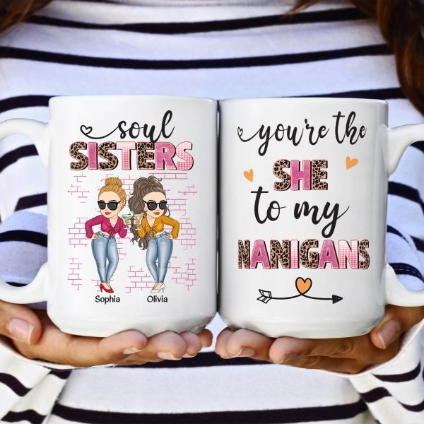The She To My Nanigans - Personalized Mug The She To My Nanigans - Personalized Mug
