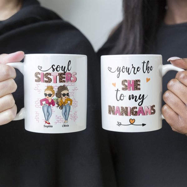 The She To My Nanigans - Personalized Mug The She To My Nanigans - Personalized Mug