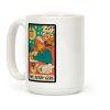 The Study Girl Tarot Card Coffee Mug The Study Girl Tarot Card Coffee Mug
