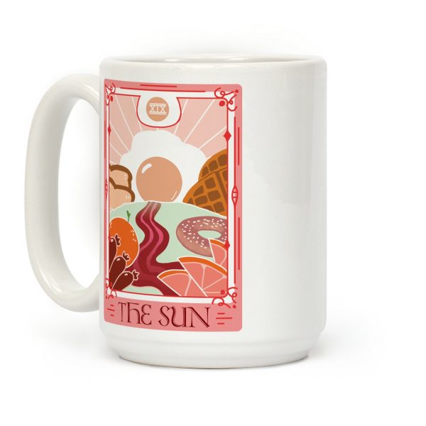 The Sun Breakfast Tarot Coffee Mug The Sun Breakfast Tarot Coffee Mug