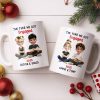 The Year We Got Engaged, Cartoon Couple Design - Personalized Custom Coffee Mug - CPL1150_MG The Year We Got Engaged, Cartoon Couple Design - Personalized Custom Coffee Mug - CPL1150_MG