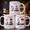 The Year We Got Engaged, Cartoon Couple Design - Personalized Custom Coffee Mug - CPL1150_MG The Year We Got Engaged, Cartoon Couple Design - Personalized Custom Coffee Mug - CPL1150_MG