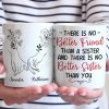 There Is No Better Sister Than You - Bestie Personalized Custom Mug - Gift For Best Friends, BFF, Sisters There Is No Better Sister Than You - Bestie Personalized Custom Mug - Gift For Best Friends, BFF, Sisters