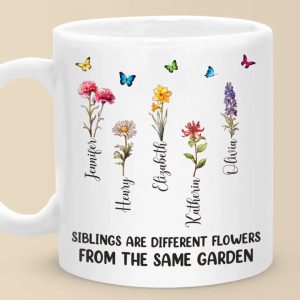 There's No Better Friend Than A Sister - Sister Personalized Custom Mug - Gift For Sisters, Siblings