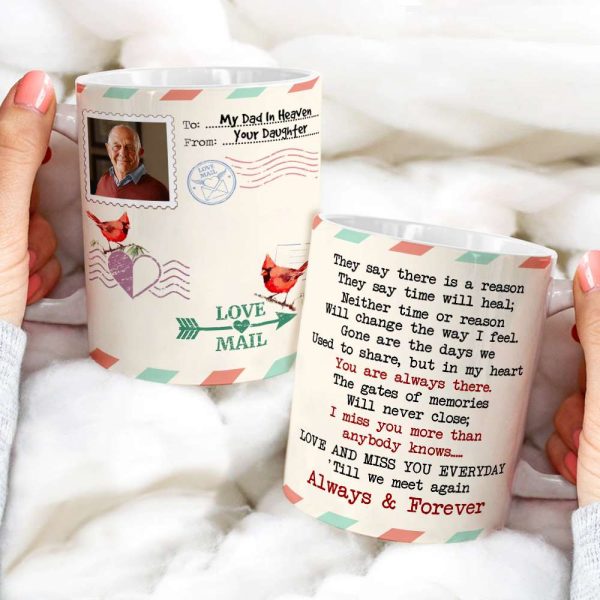 They Say There Is A Reason Heaven Personalized White Mug They Say There Is A Reason Heaven Personalized White Mug