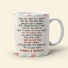 They Say There Is A Reason Heaven Personalized White Mug They Say There Is A Reason Heaven Personalized White Mug