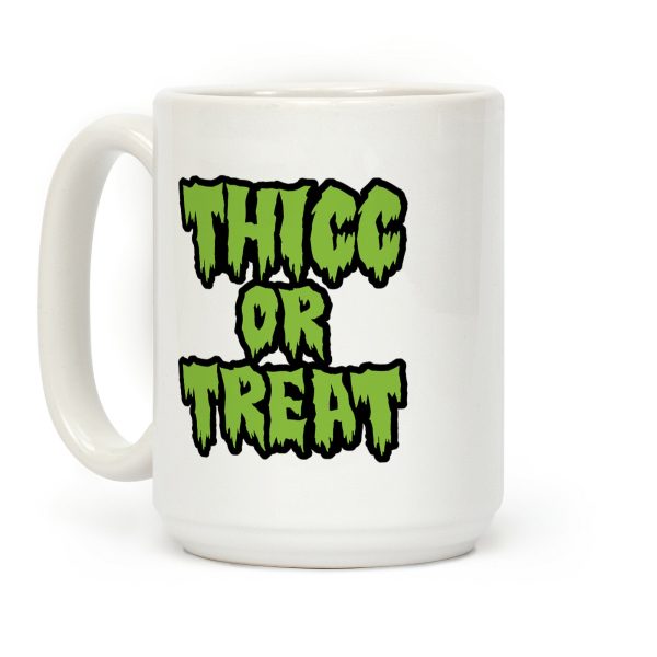 Thicc Or Treat Coffee Mug Thicc Or Treat Coffee Mug
